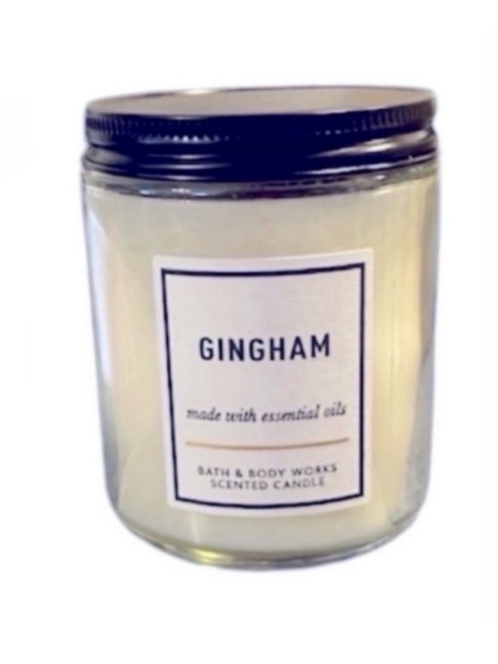 Gingham Candle